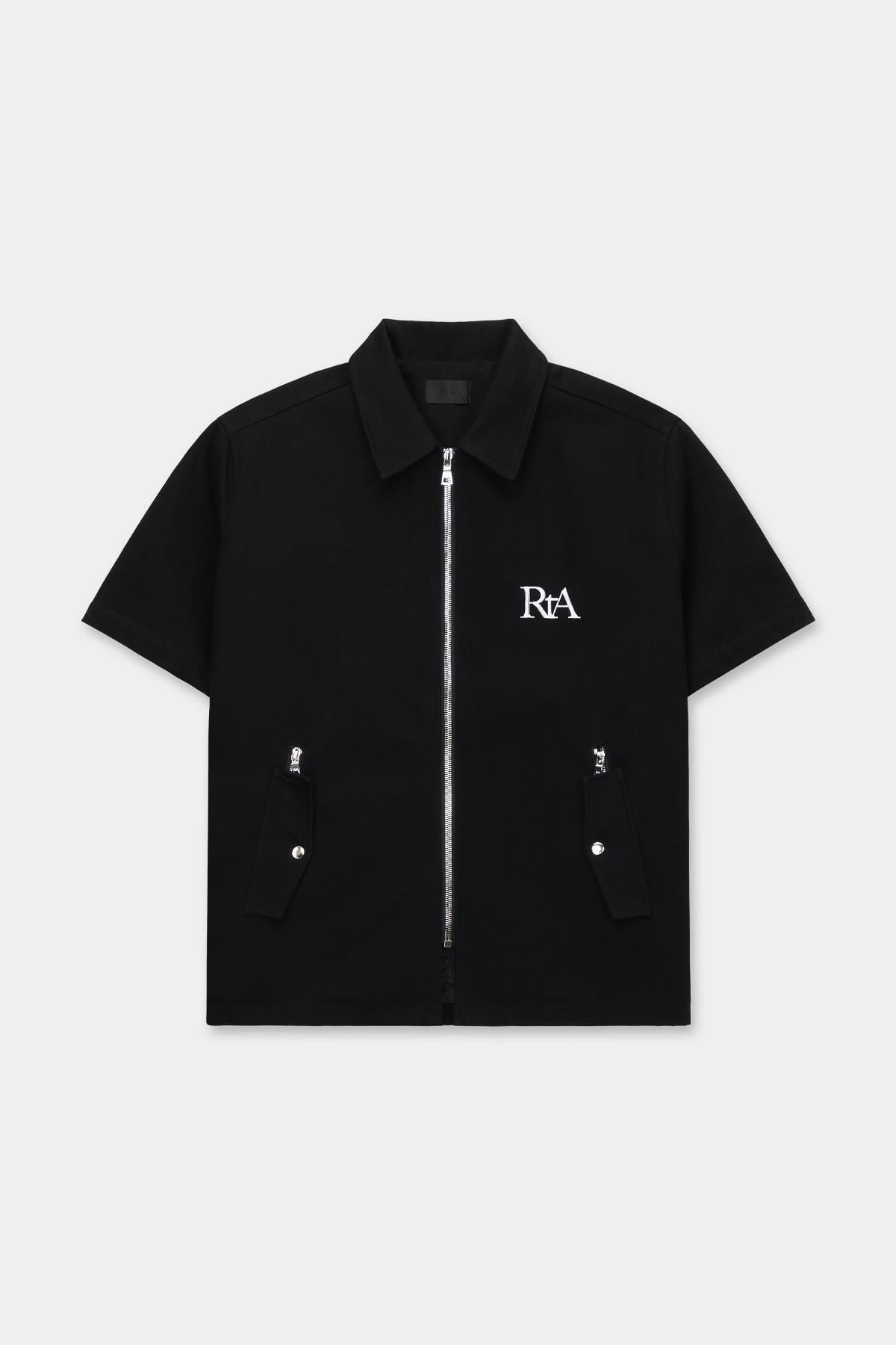 RTA Aiden | Black Paradise Shirt