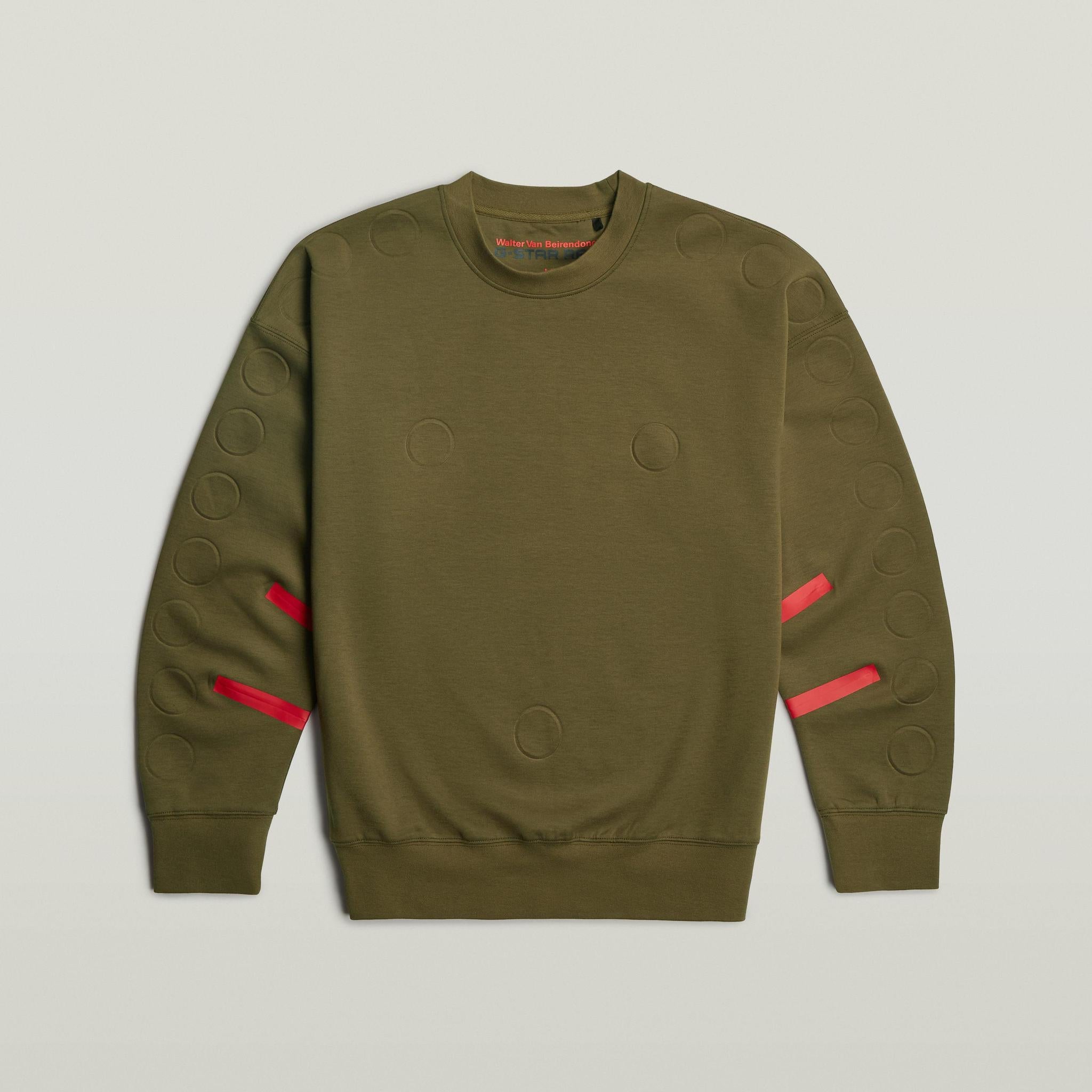 GSxWVB Oversized Sweat LS Army Green