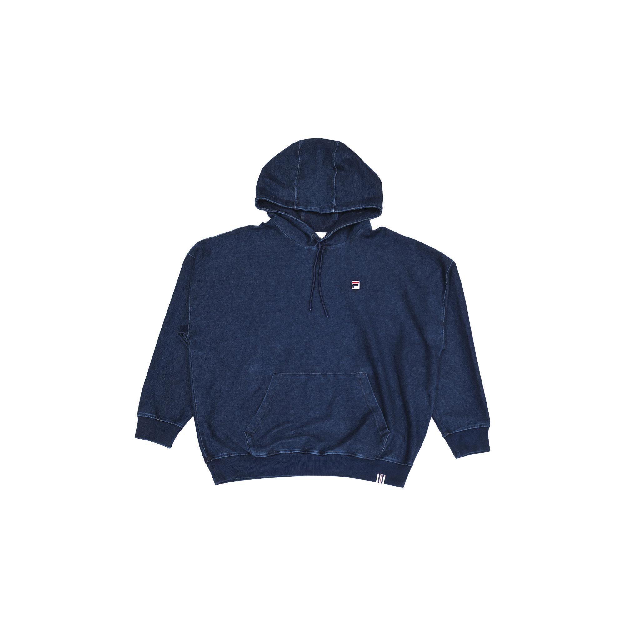 Fila Denim Research Hoodie Indigo Blue