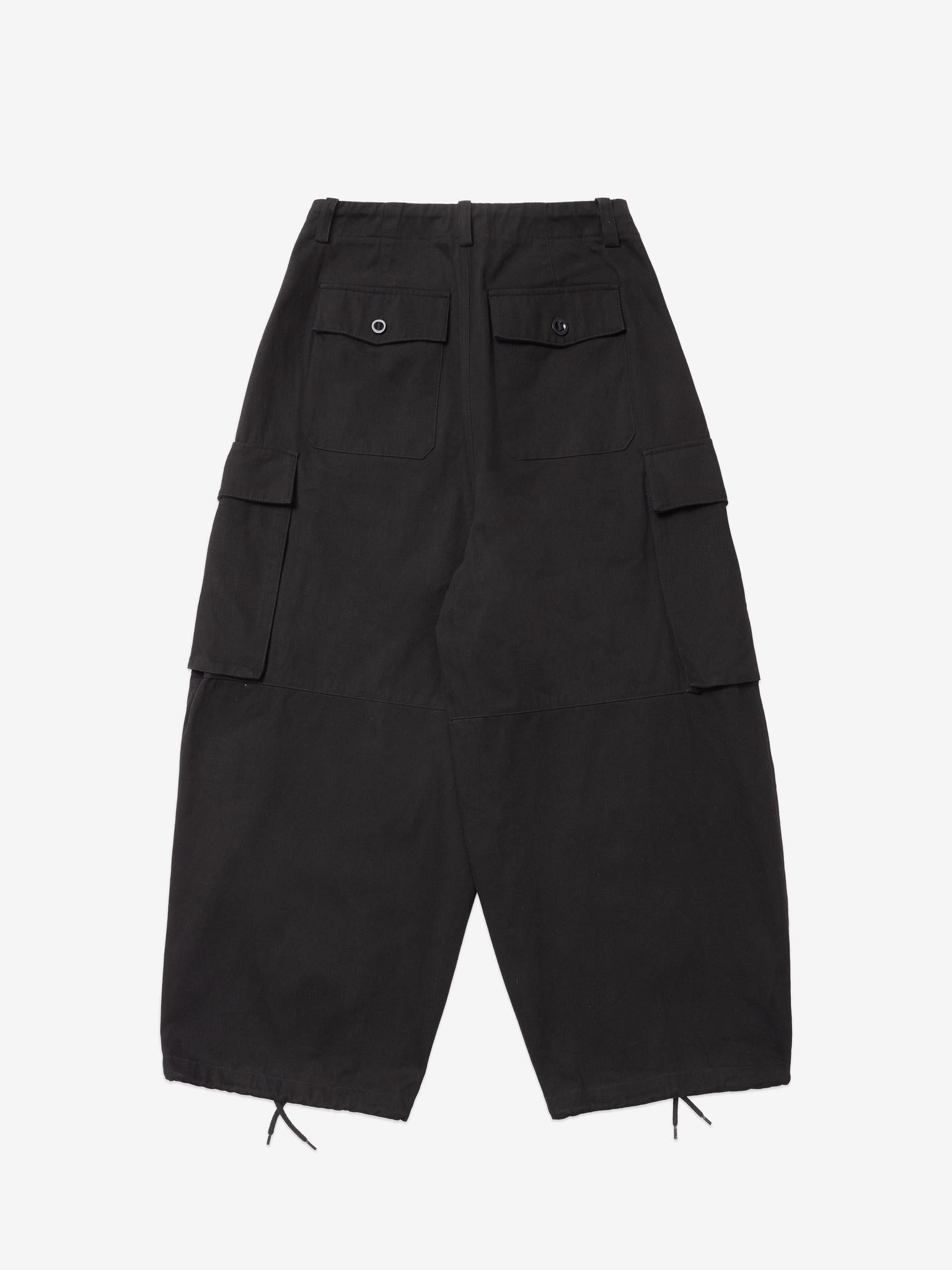 SCRT® BDU Balloon Cargo Trousers Black