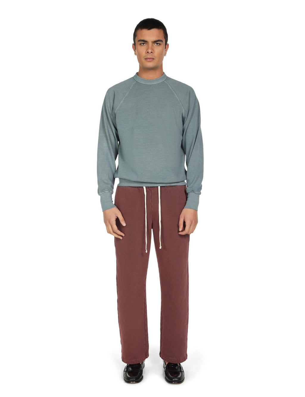 Les Tien Pique Binded Neck Raglan