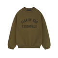 Fear of God Essentials Fleece Crewneck Olive