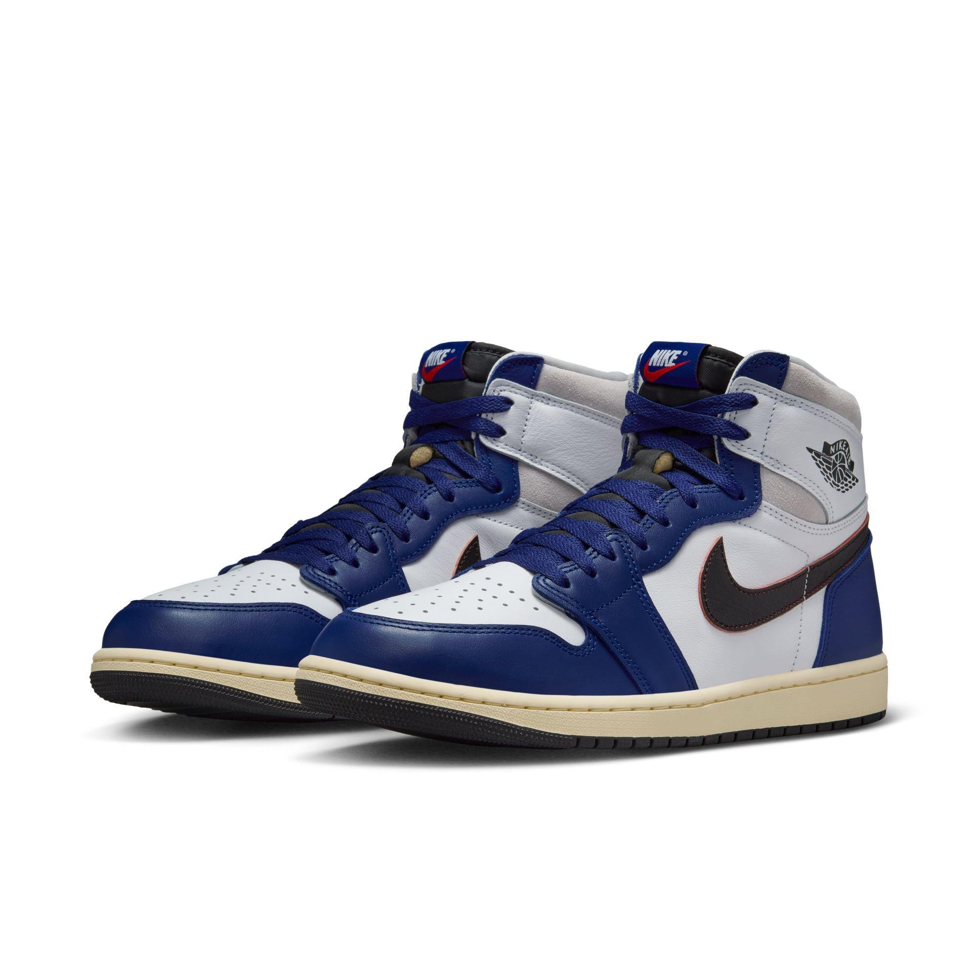 Air Jordan 1 Retro High OG White/Black-Neutral Grey-Deep Royal Blue
