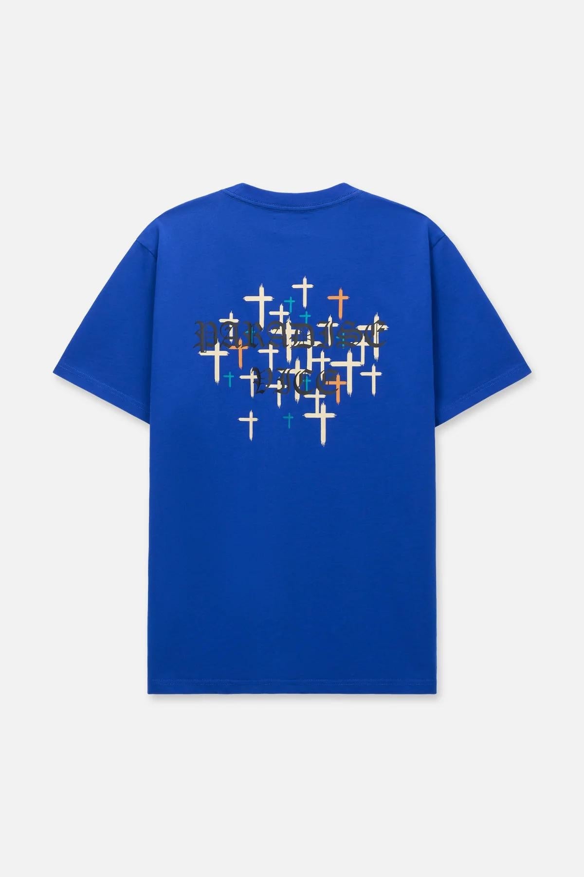 RTA Liam | Navy Old English Paradise Tee