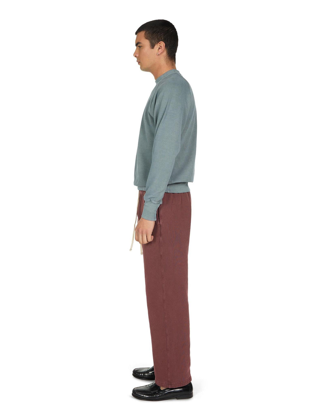 Les Tien Pique Binded Neck Raglan
