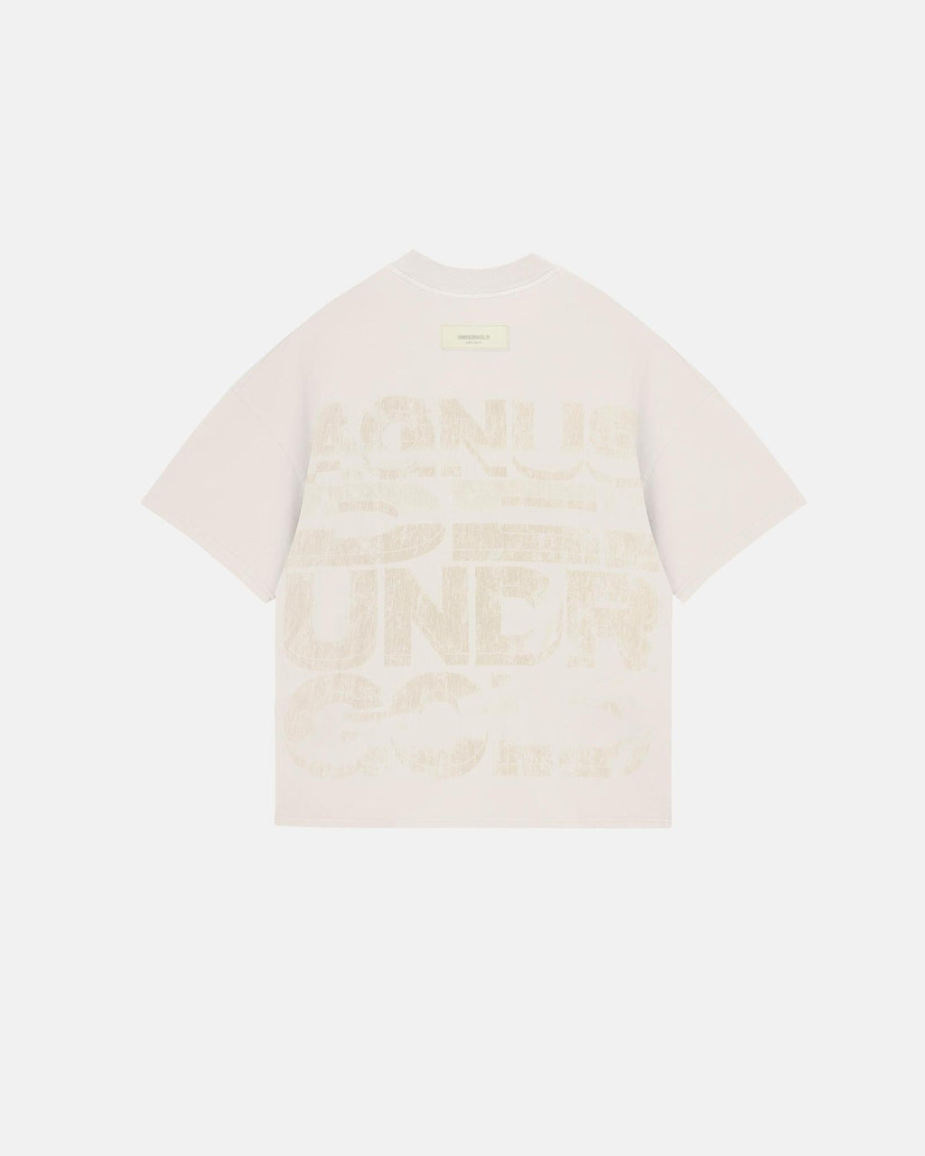 Undergold Agnus Dei Chrome Boxy Fit T-Shirt Cream