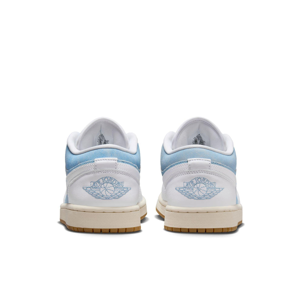 Women's Air Jordan 1 Low SE Worn Blue/White-Gum Light Brown-Sail