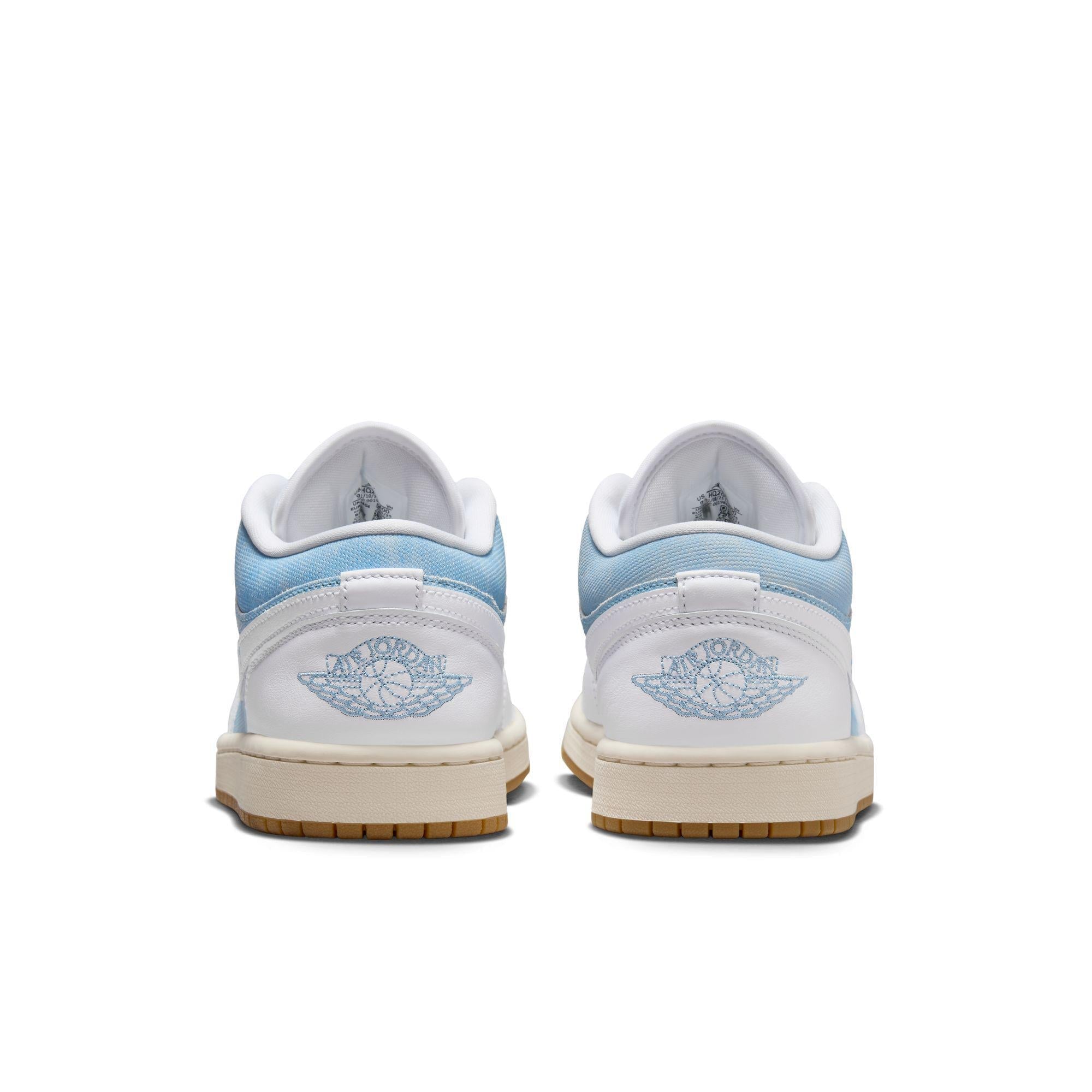 Women's Air Jordan 1 Low SE Worn Blue/White-Gum Light Brown-Sail