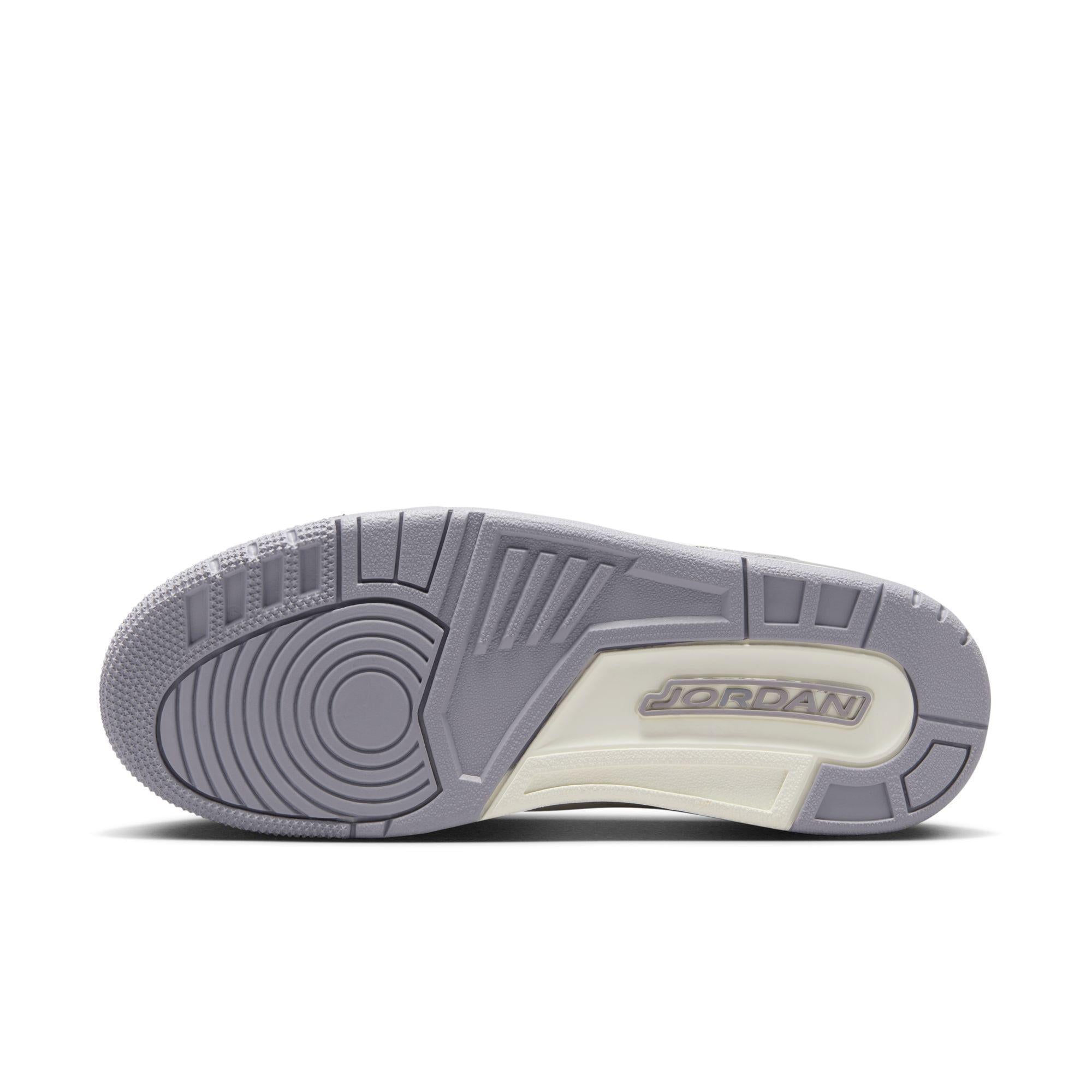 Women's Air Jordan 3 Retro Sail/Cement Grey-Metallic Silver