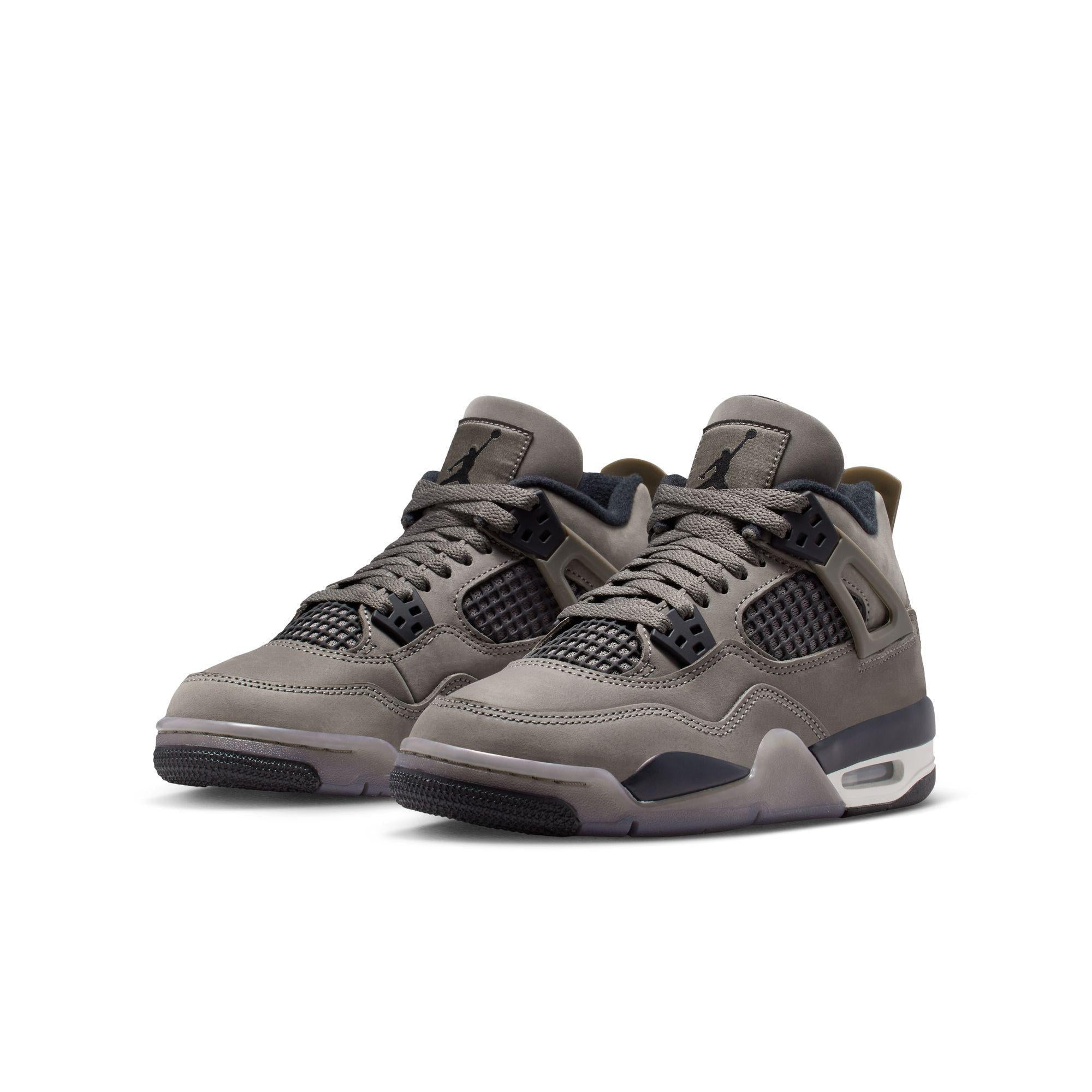 Air Jordan 4 Retro OG Big Kids' Shoes Cave Stone/Black-Phantom