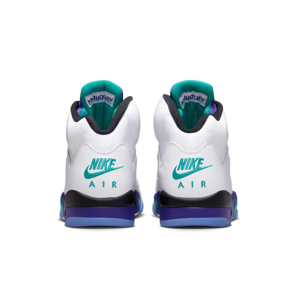 Air Jordan 5 Retro OG White/New Emerald-Grape Ice-Black