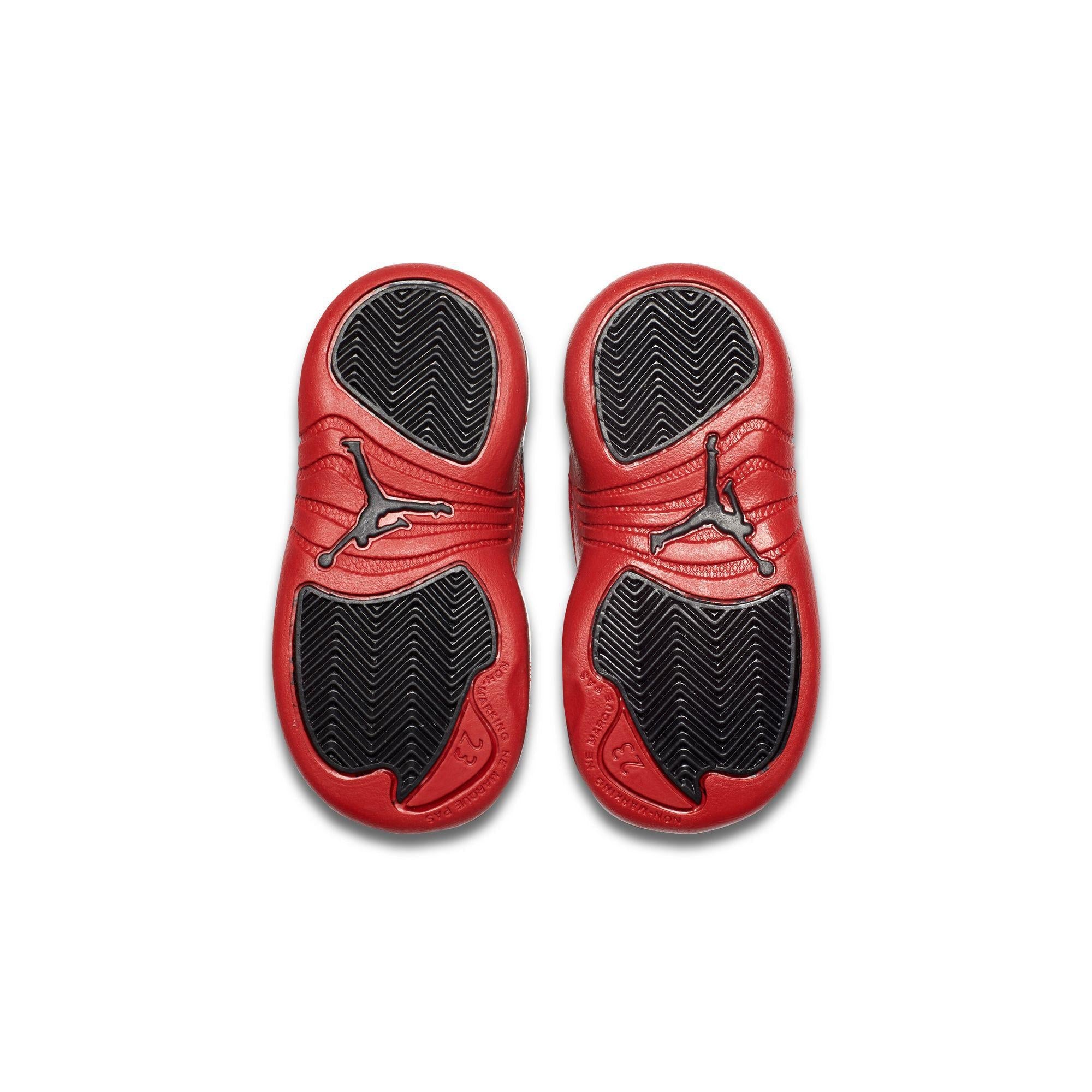 Jordan 12 Retro Baby/Toddler Shoe Black/Varsity Red