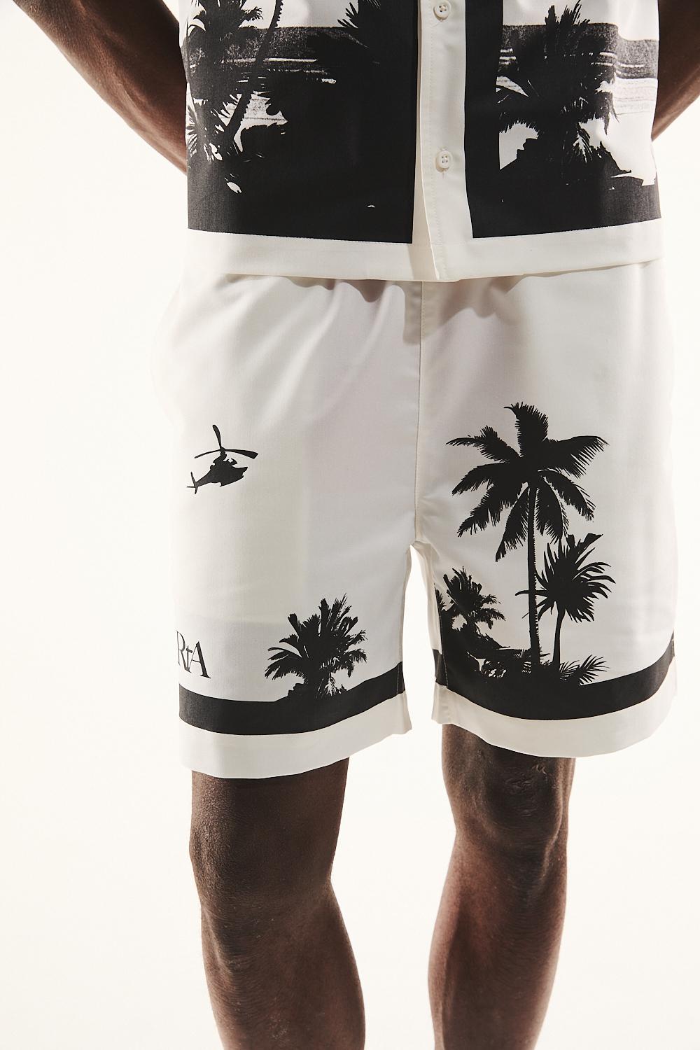 RTA Clyde | White Palm Trees Short