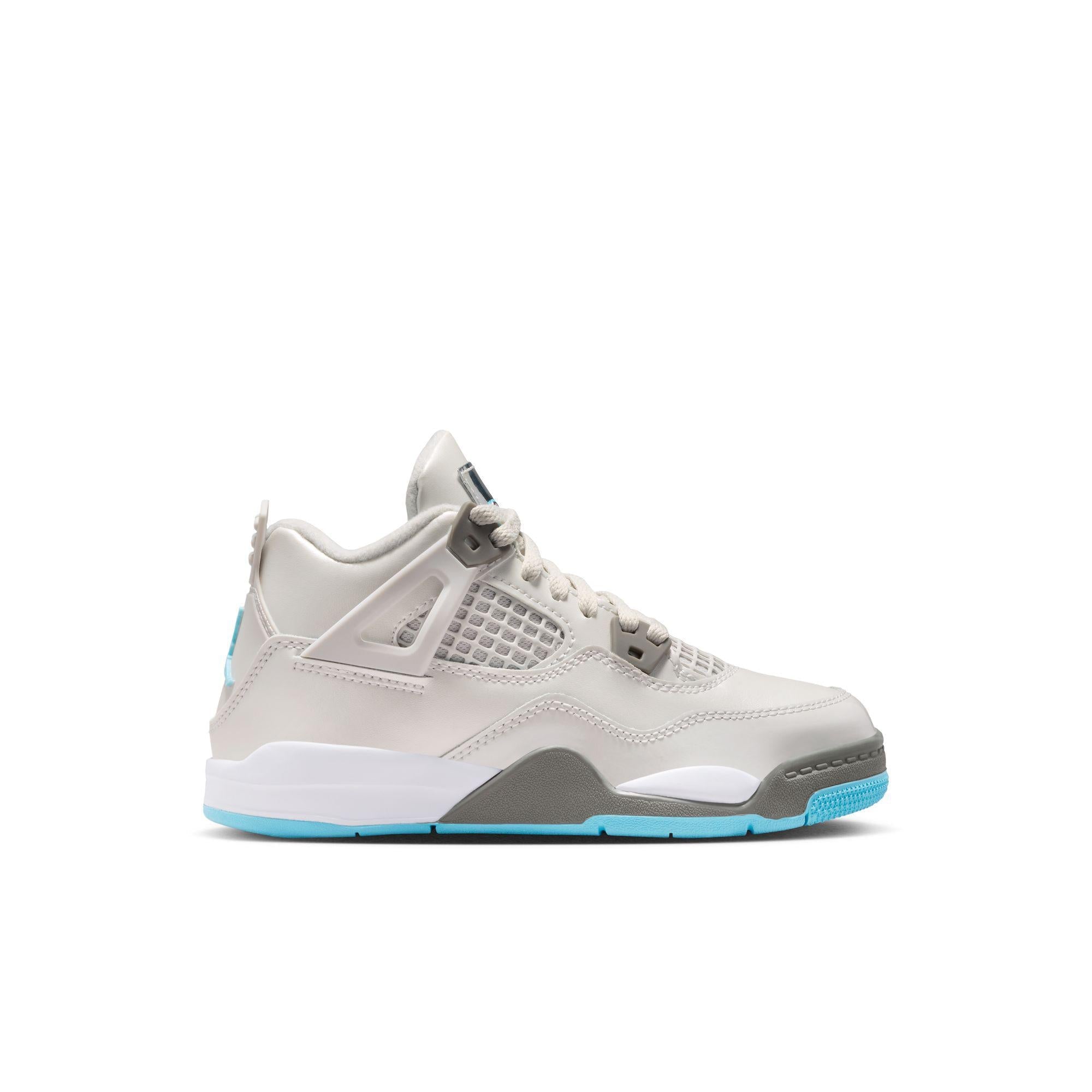Jordan 4 Retro Little Kids' Shoes "Blue Chill"