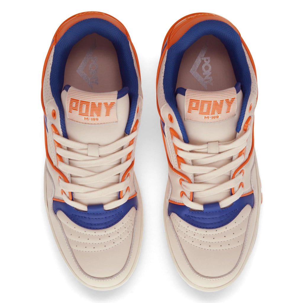Pony M100 Low Off White/Blue/Orange
