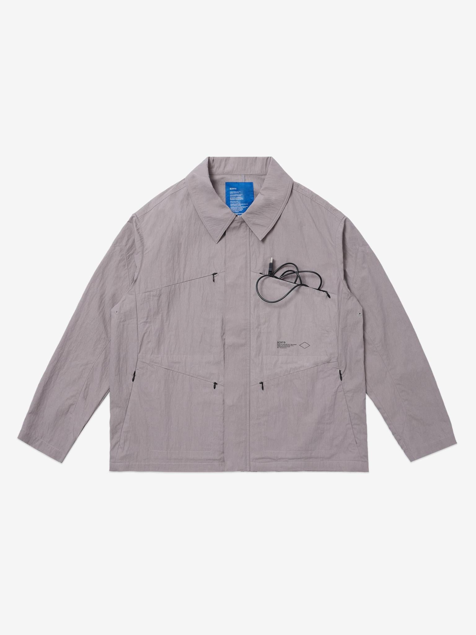 SCRT® Technical Overshirt Light Grey