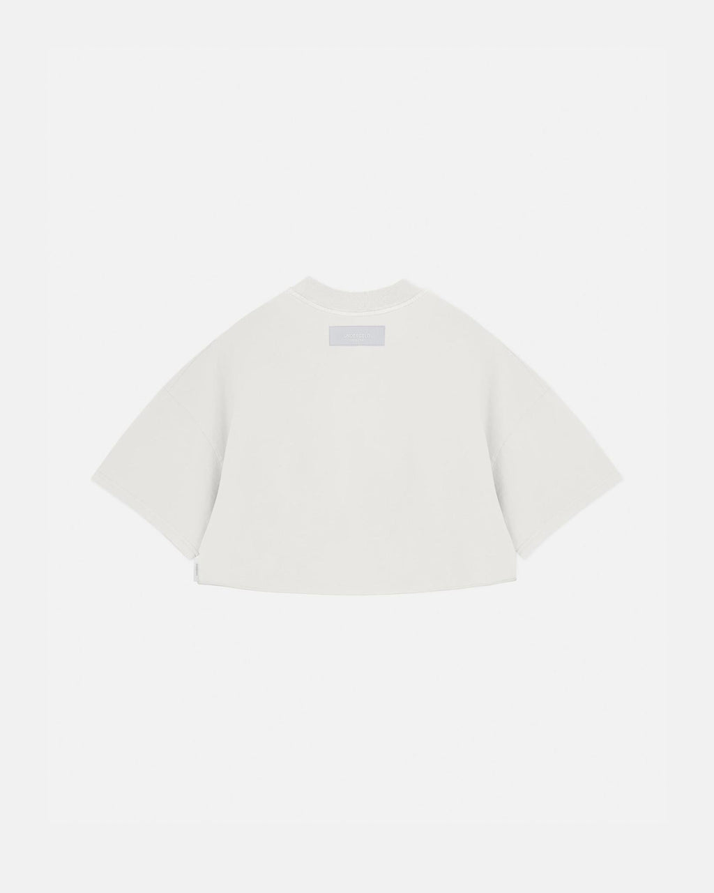 Undergold Agnus Dei Chrome Crop Top White