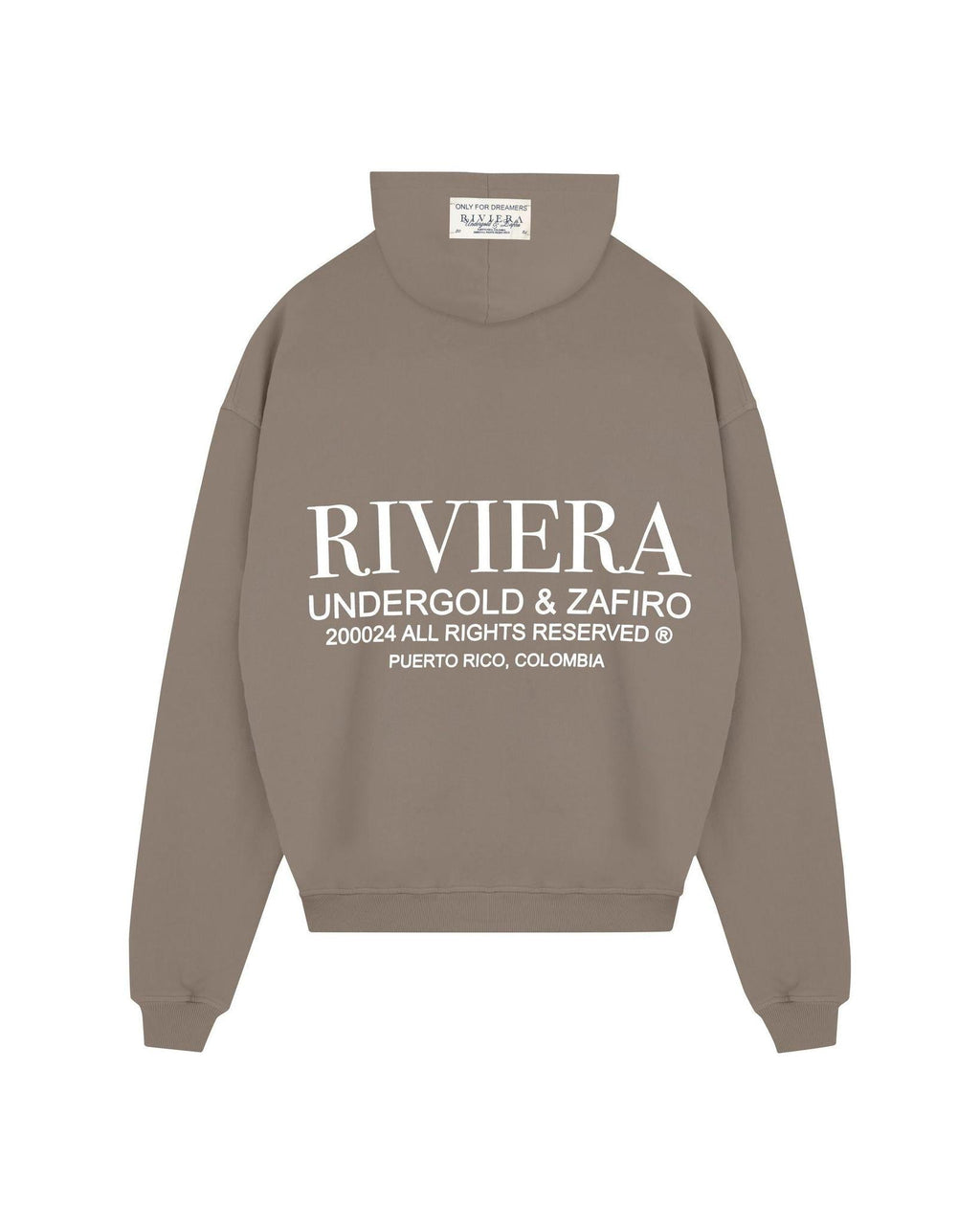 Undergold Riviera Fruit Angels Hoodie Brown