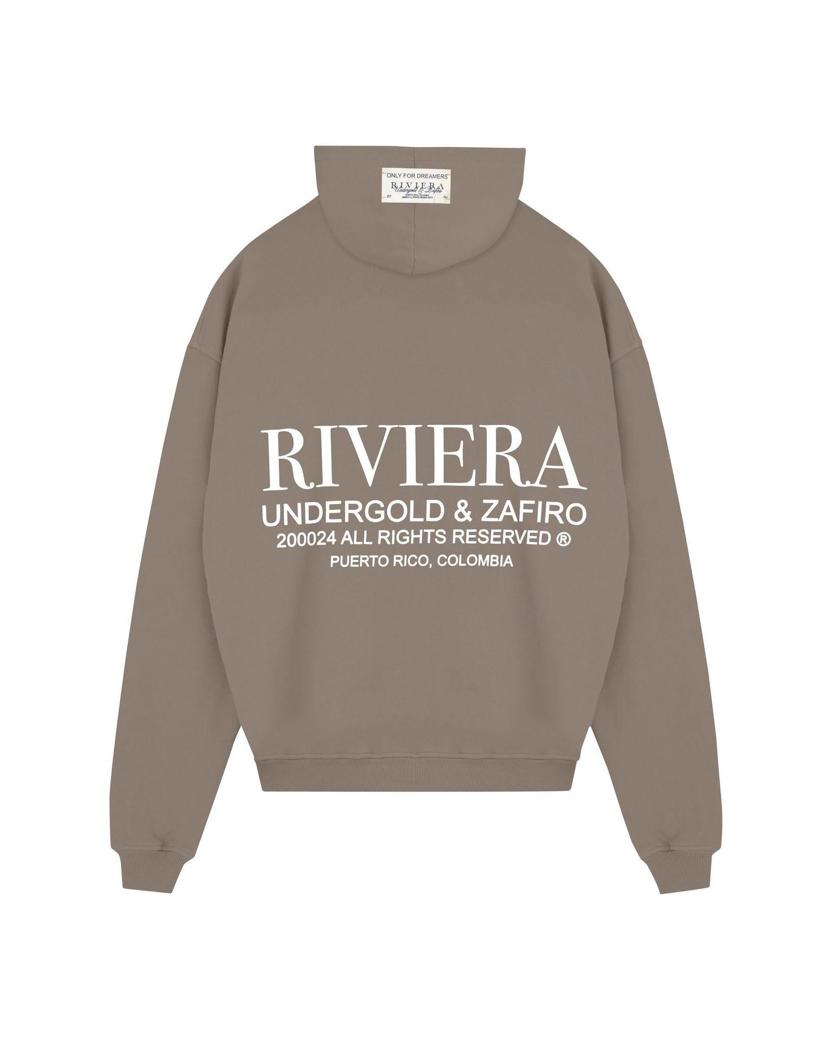Undergold Riviera Fruit Angels Hoodie Brown