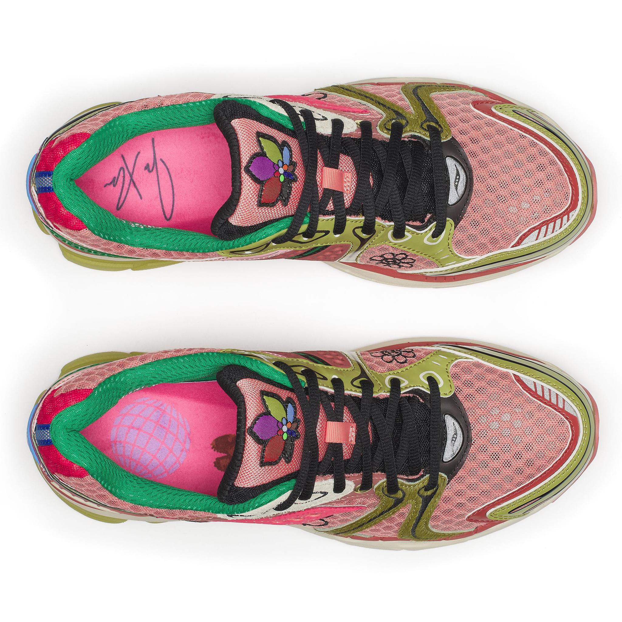 Jae Tips x Saucony Progrid Triumph 4 "Flowers Grow Uptown" Peach/Leaf