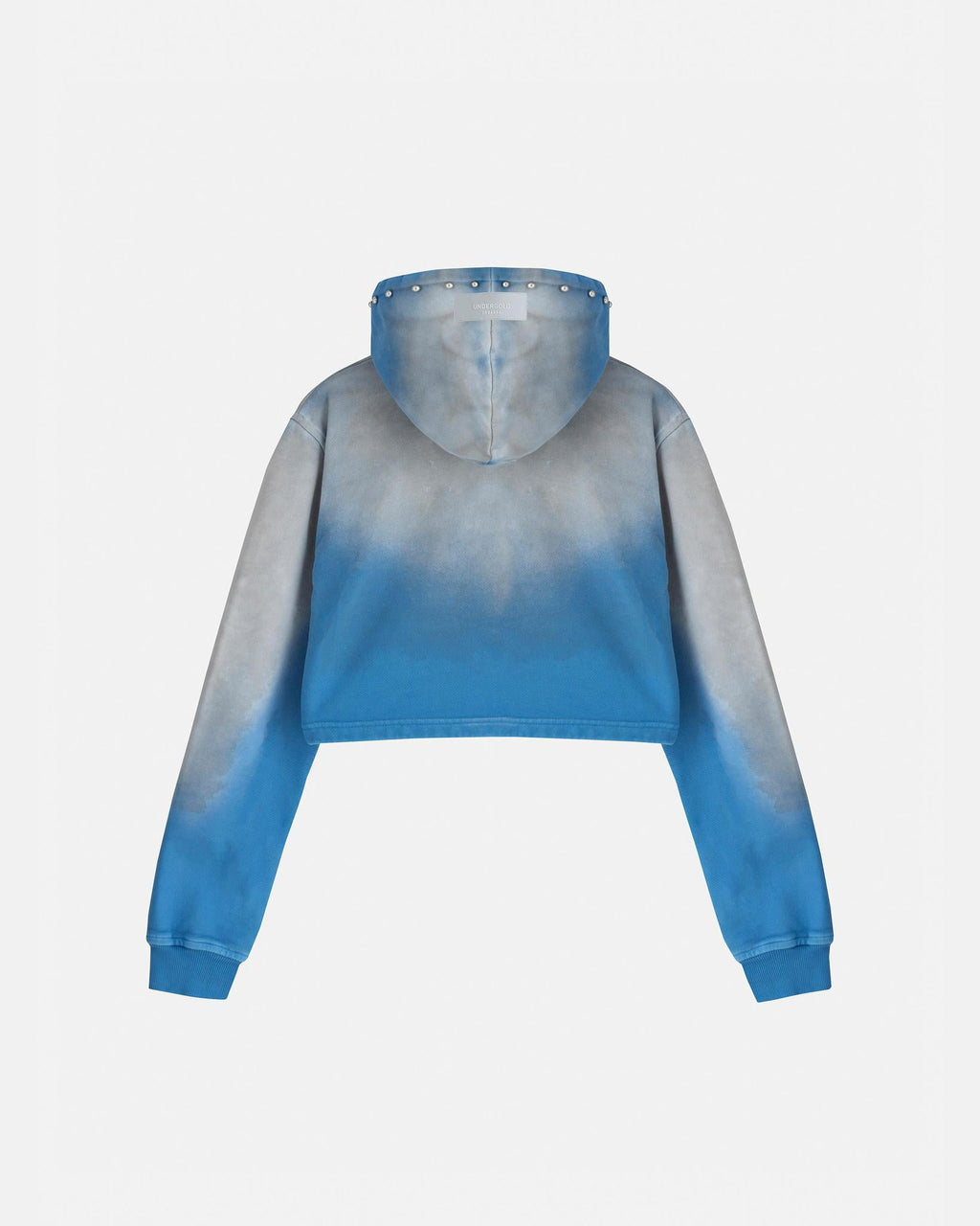 Undergold Women's Agnus Dei Future Heavens Slim Fit Hoodie Storm Blue