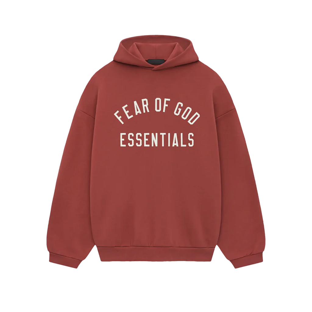 Fear of God Essentials Fleece Hoodie Crimson