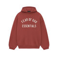Fear of God Essentials Fleece Hoodie Crimson