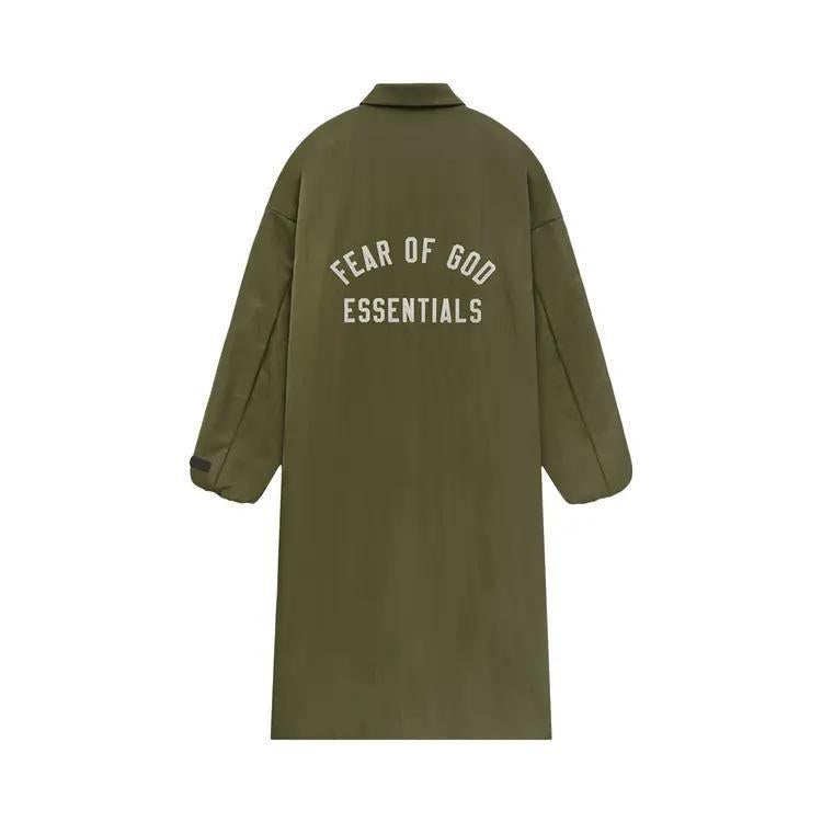 Fear of God Essentials Textured Nylon Trench Military