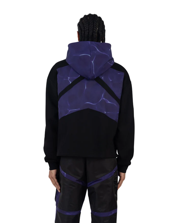 Nash Shield Hoodie Black/Deep Violet