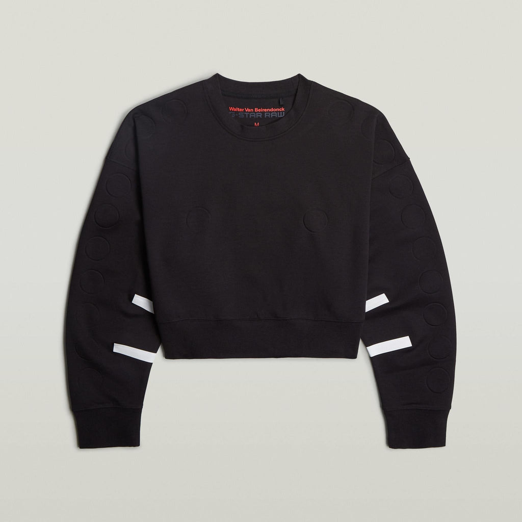 GSxWVB Oversized Short Sweat Black