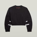 GSxWVB Oversized Short Sweat Black