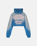Undergold Women's Agnus Dei Future Heavens Slim Fit Hoodie Storm Blue