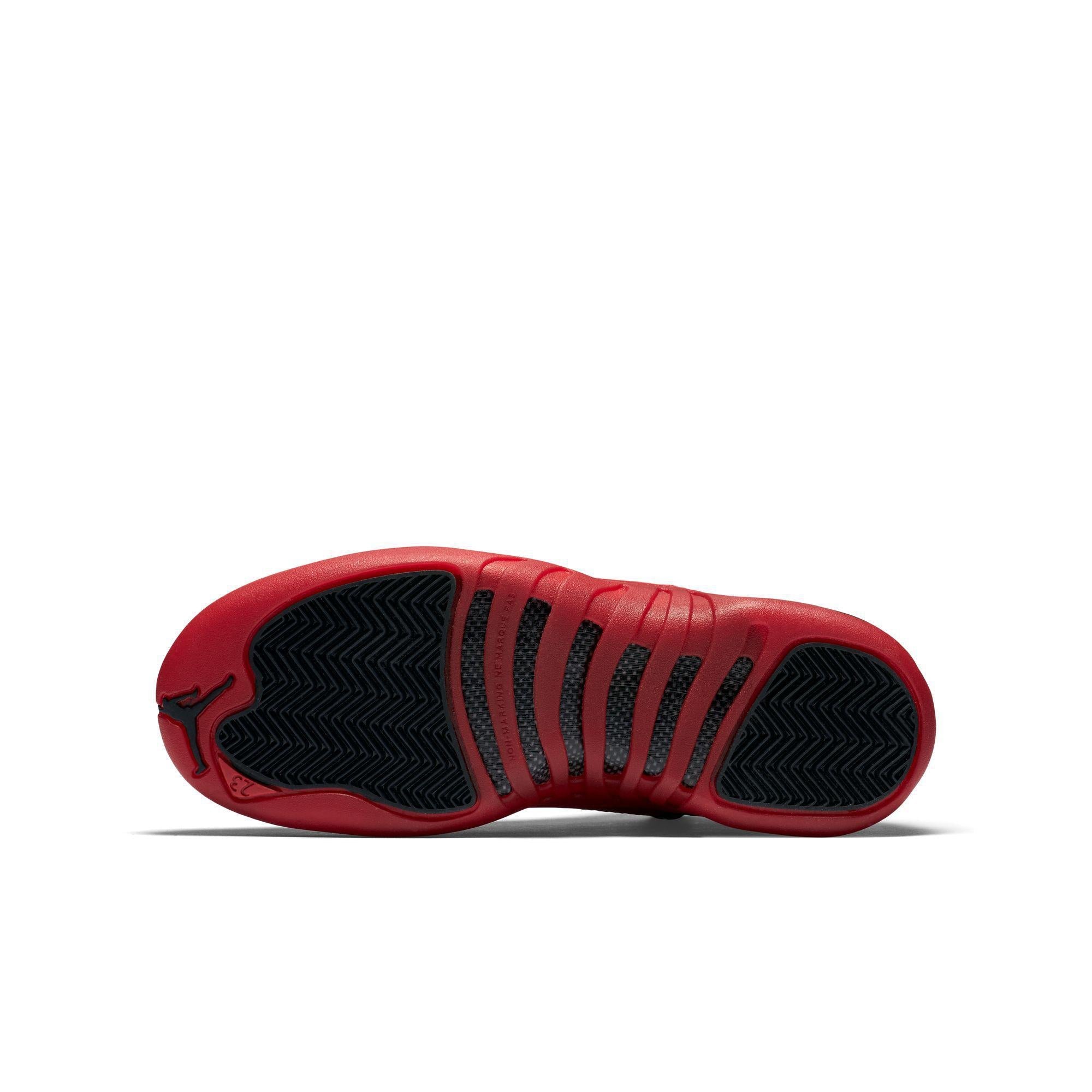 Air Jordan 12 Retro Big Kids' Shoes Black/Varsity Red