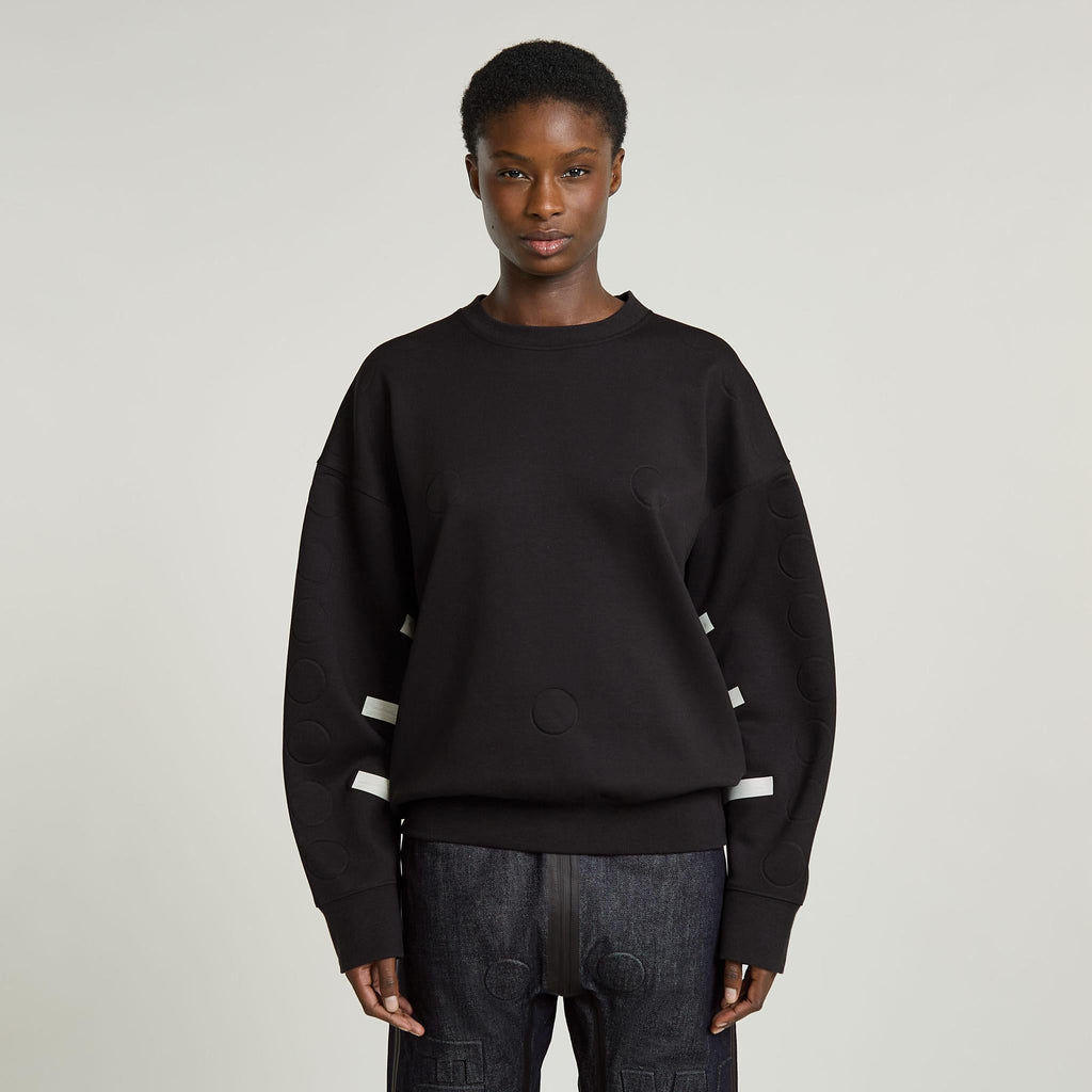 GSxWVB Oversized Sweat LS Black