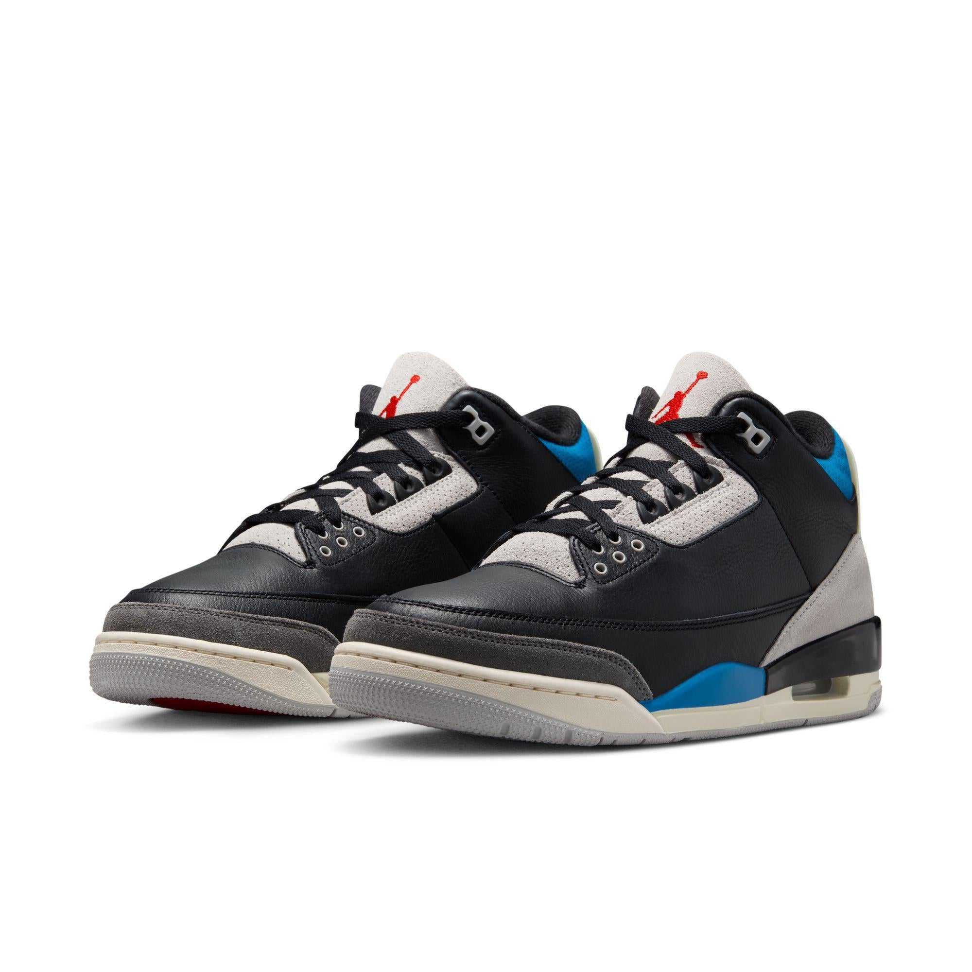 Air Jordan 3 Retro OG Black/Chill Red-Neutral Grey
