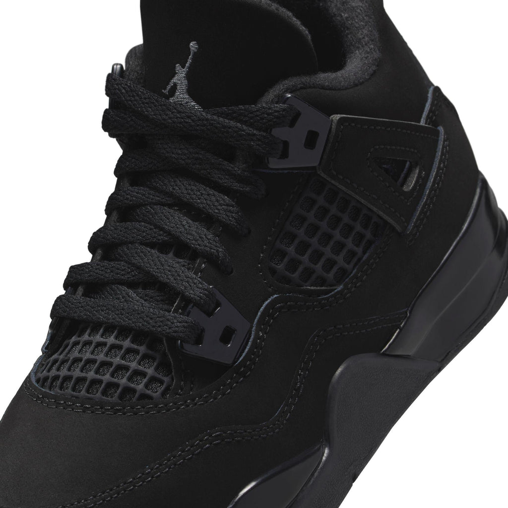 Jordan 4 Retro Little Kids' Shoes "Black Cat"