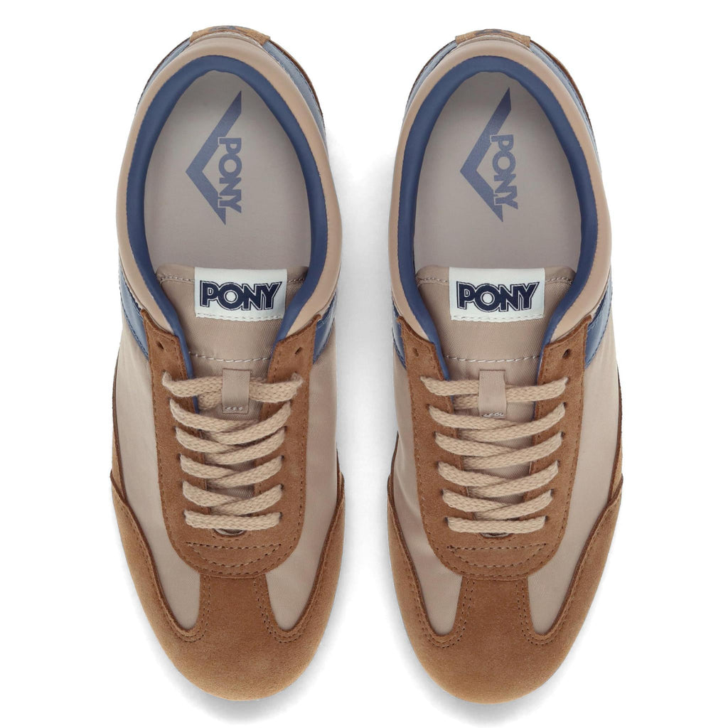 Pony Racer Tan/Brown/Blue