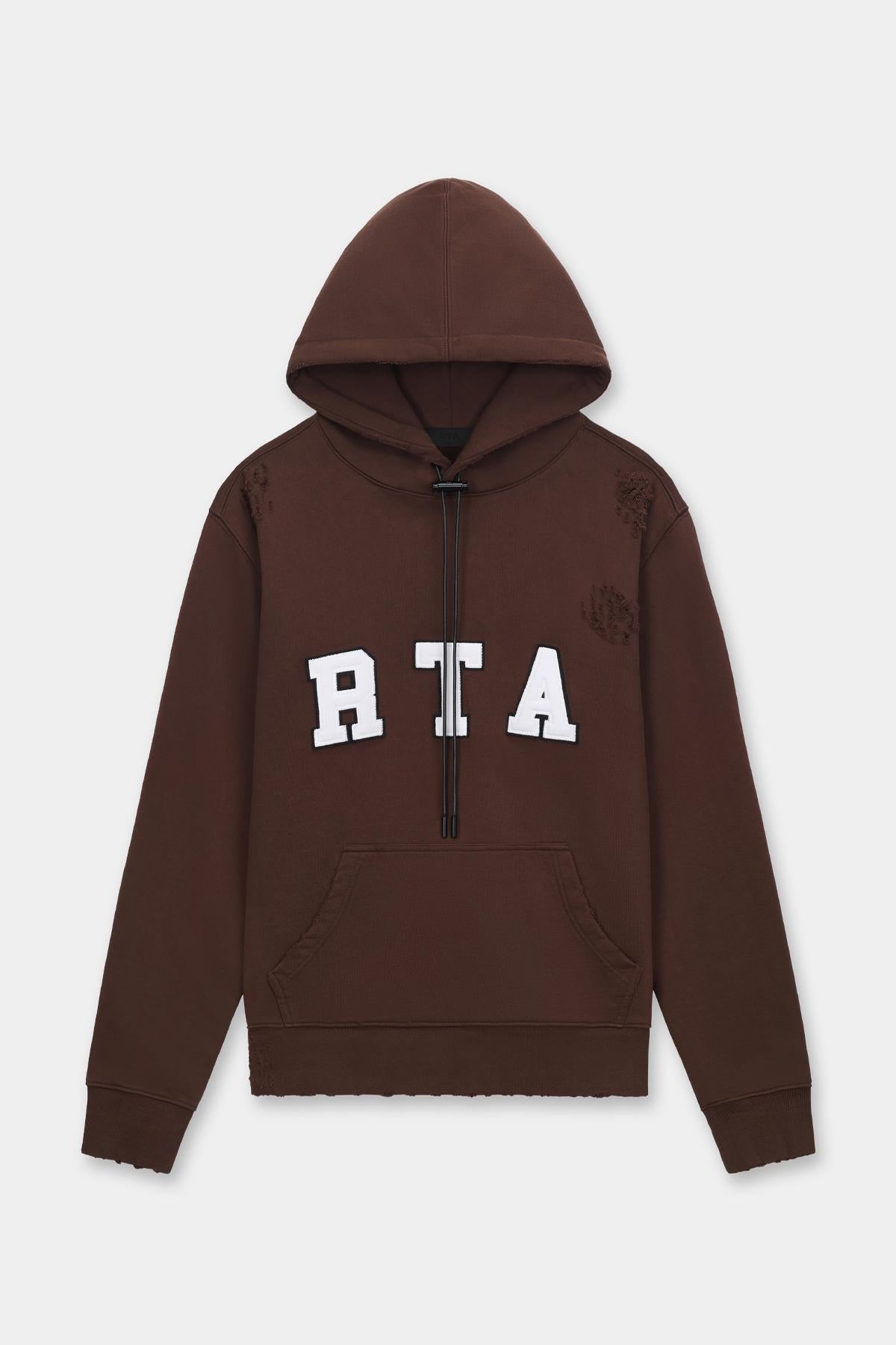 RTA Markus|Brown Collegiate Hoodie