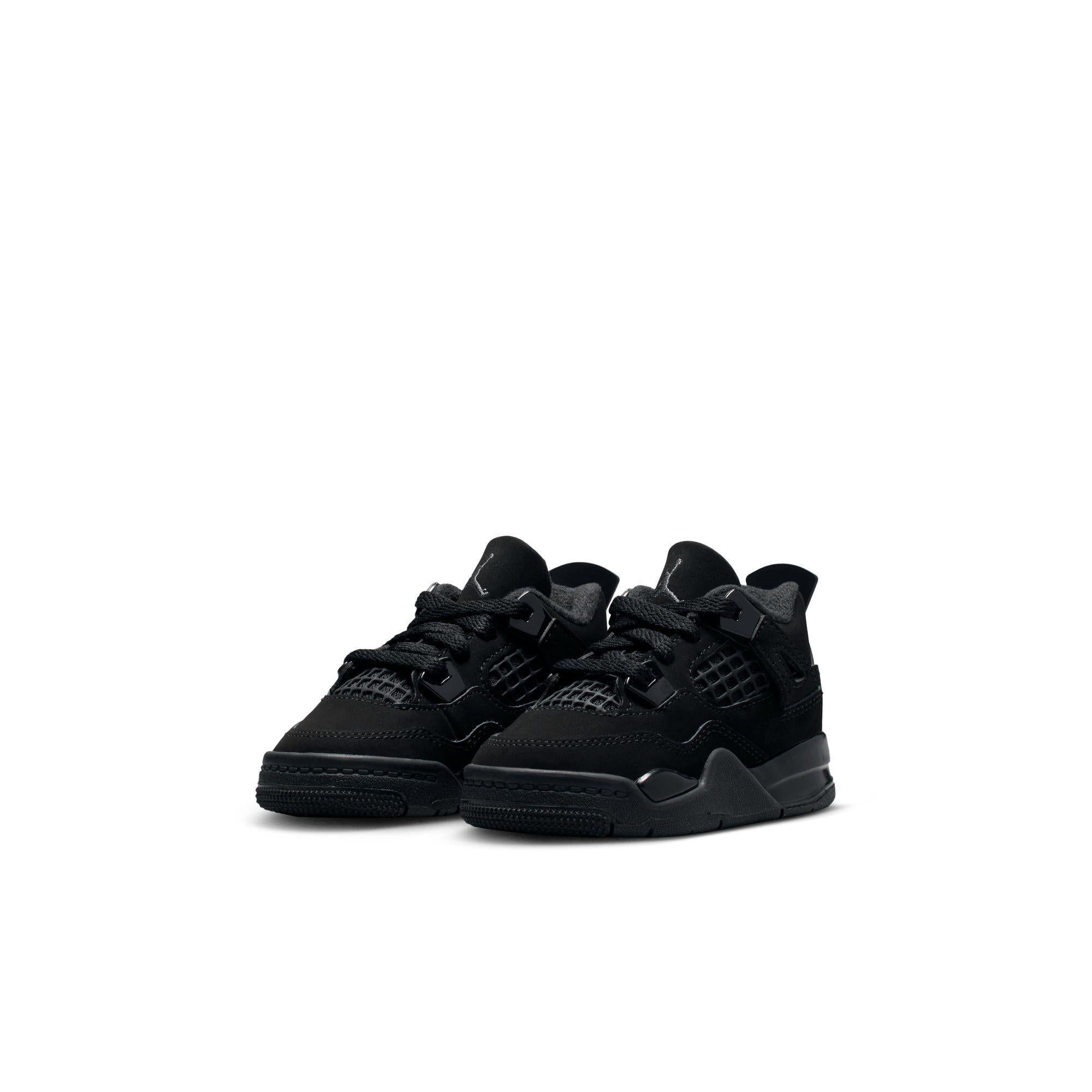 Jordan 4 Retro Baby/Toddler Shoes "Black Cat"