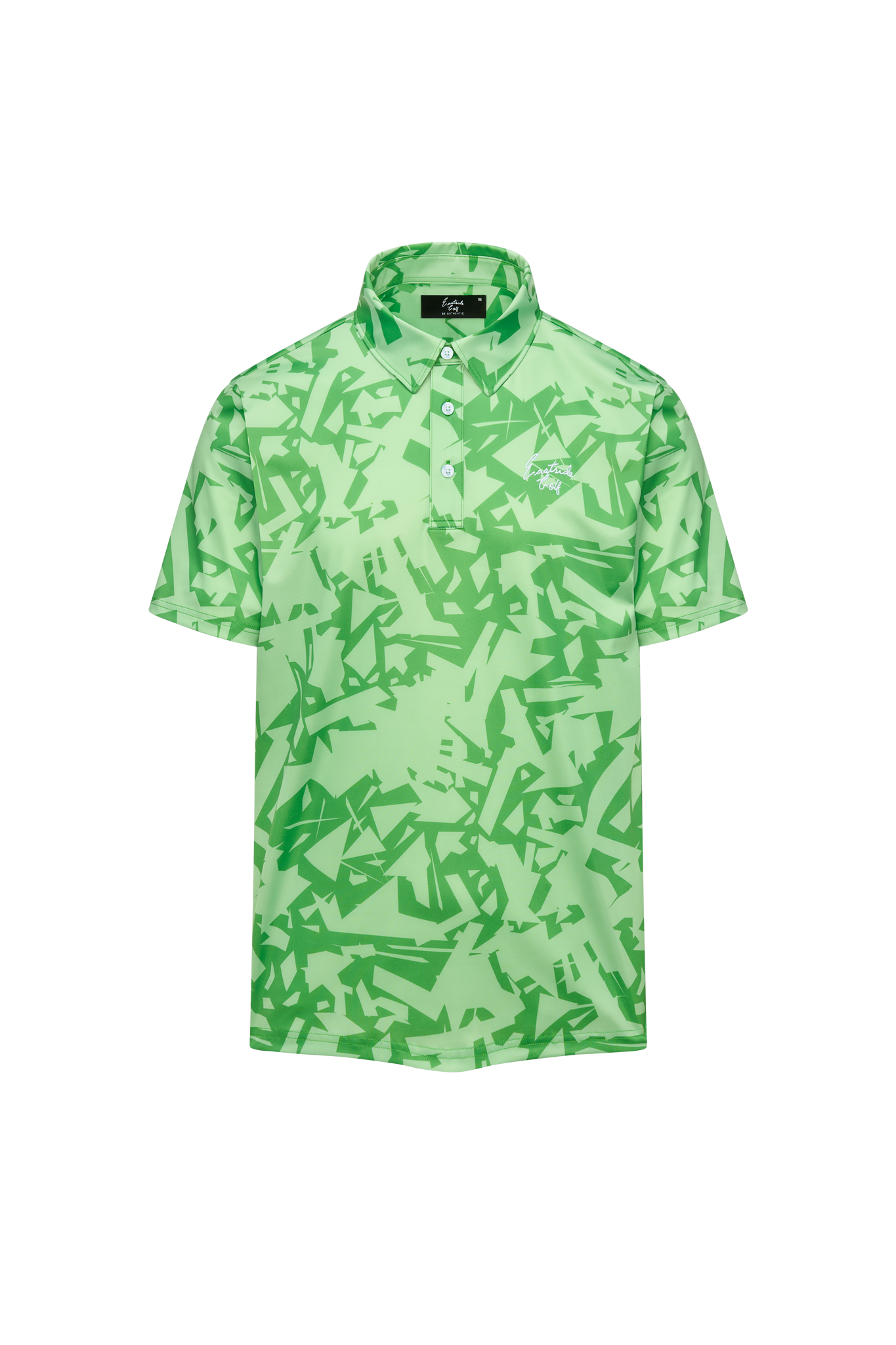 Eastside Golf Shatter Print Signature Polo Paradise Green Shatter