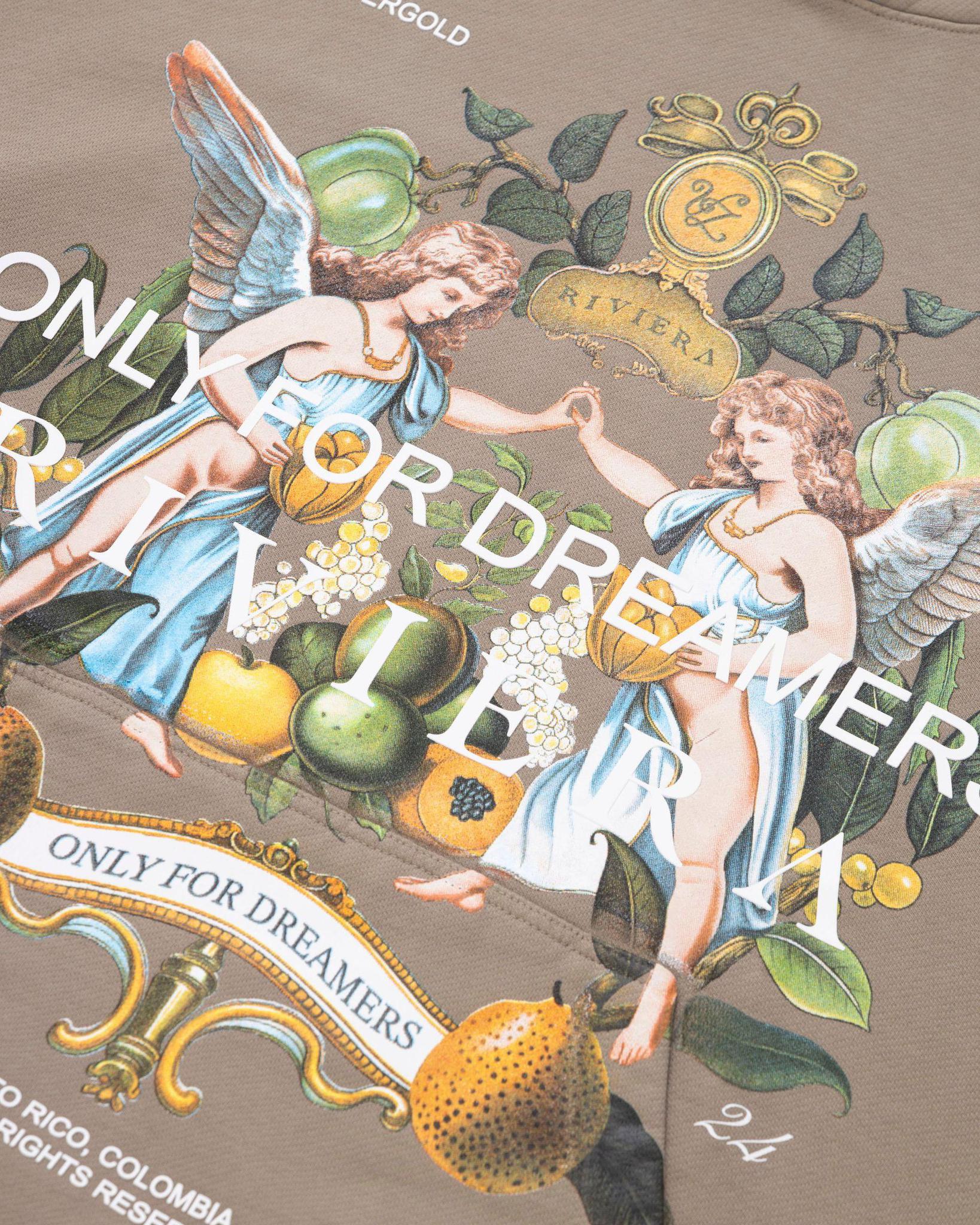 Undergold Riviera Fruit Angels Hoodie Brown