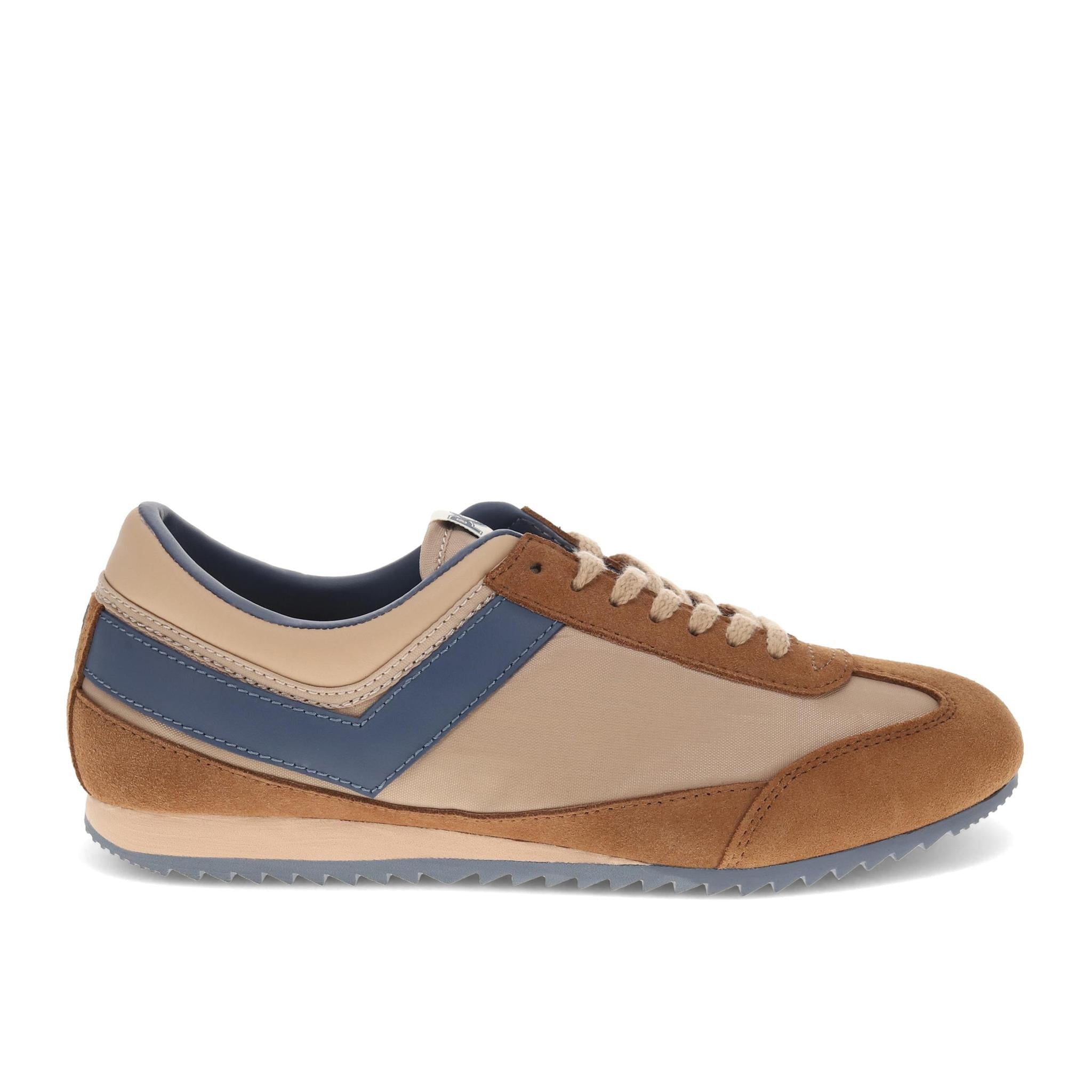 Pony Racer Tan/Brown/Blue
