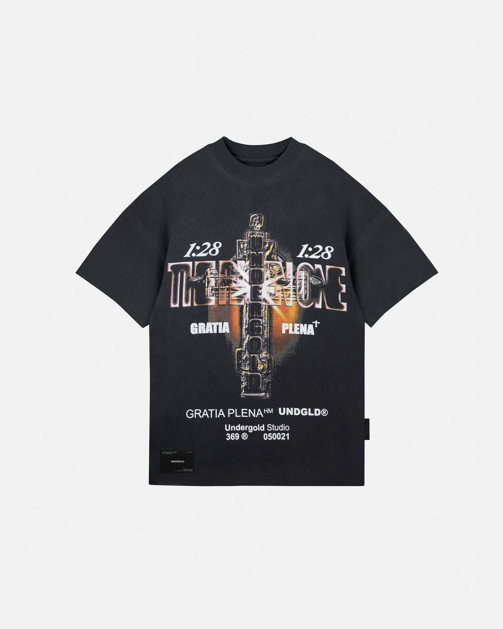 Undergold Gratia Plena The Risen One T-Shirt Vintage Black