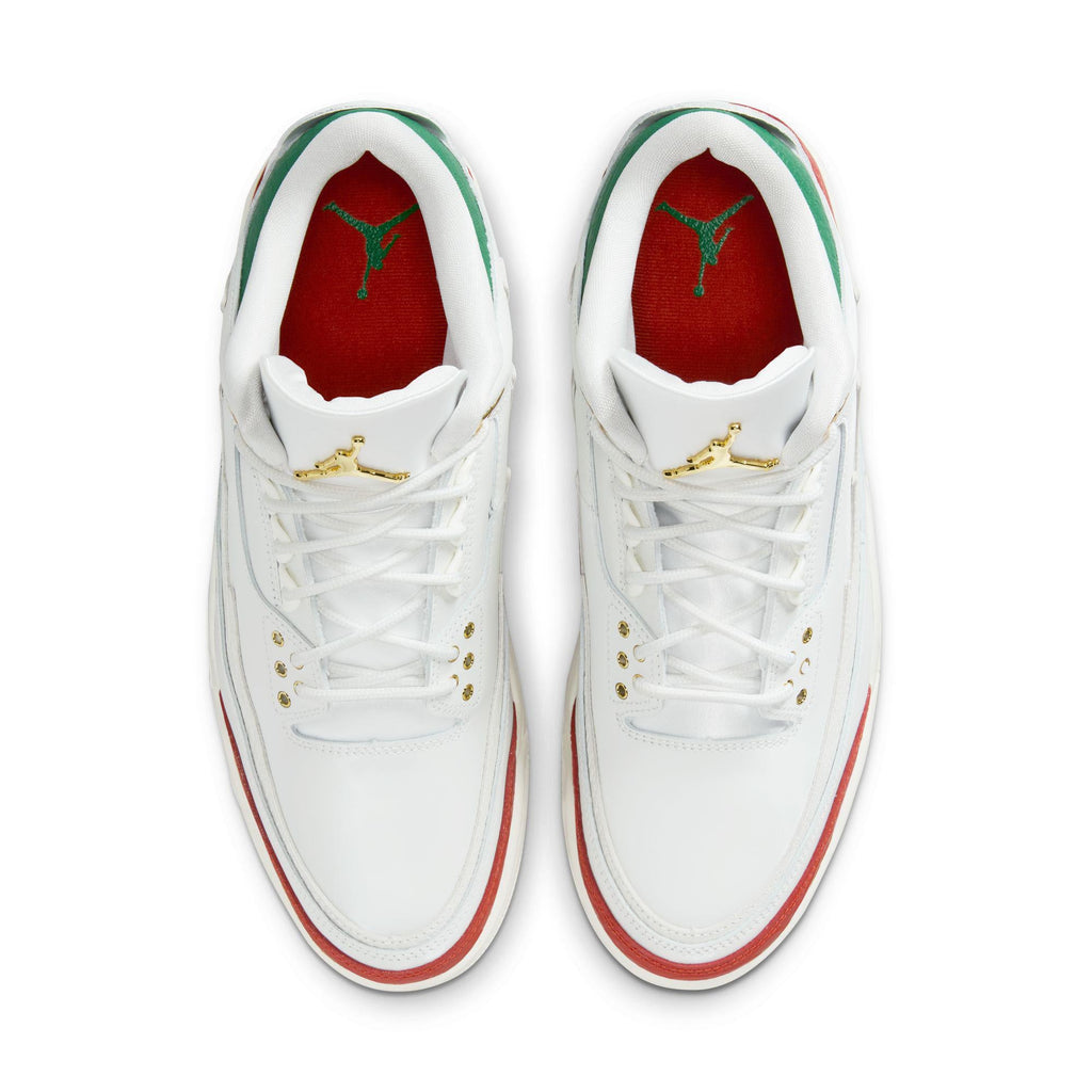 Air Jordan 3 Retro "El Vuelo" Summit White/Metallic Gold-Pine Green