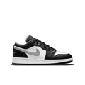 Air Jordan 1 Low Big Kids' Shoes Black/Particle Grey-White
