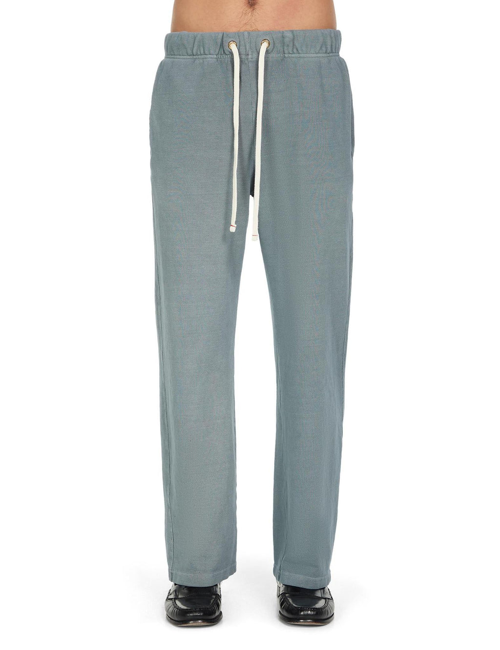 Les Tien Pique Classic Pant Washed Slate Grey