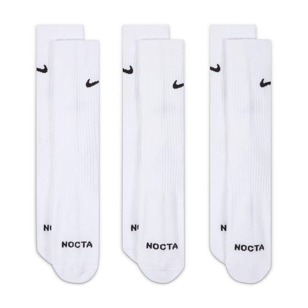 Nike x NOCTA Crew Socks 3 Pack White