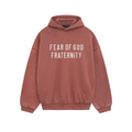 Fear of God Essentials Heavy Fleece Hoodie Crimson