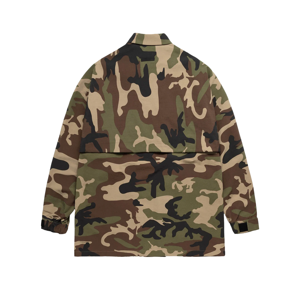 Fear of God Essentials Military Nylon Overshirt Woodland Camo