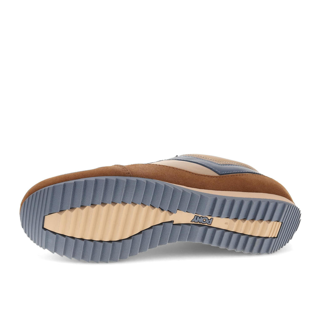 Pony Racer Tan/Brown/Blue